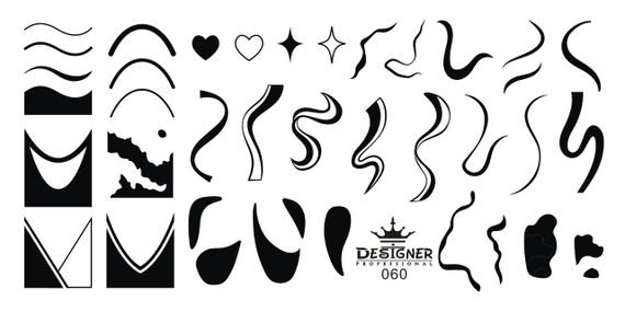 Пластина 060 для стемпинга Designer Professional (12х6см) | Зображення 1