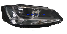 Фара VW Jetta VI (11-18) левая, желтый поворот USA (Depo) 5C7941005