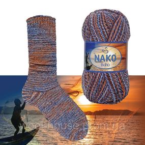 Шкарпеткова пряжа Nako Boho Concept, 87718