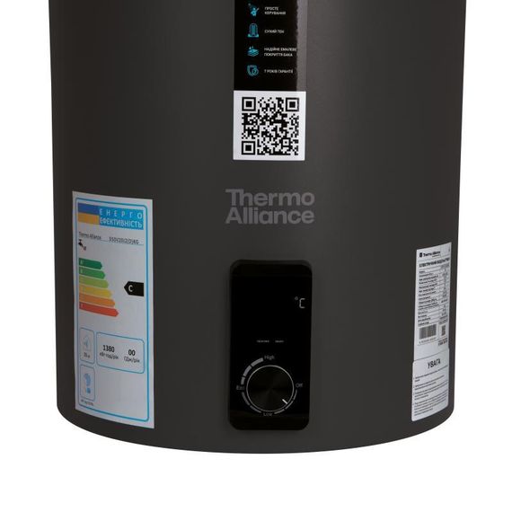 Водонагрівач електричний Thermo Alliance 80 л Black, вертикальний, сухий ТЕН 2,0 кВт D80V20J3 (D)KВ | Зображення 4