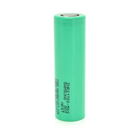 Аккумулятор 21700 Li-Ion Samsung INR21700-50S 5000mAh, 50A, 4.2/3.6/2.5V, Green