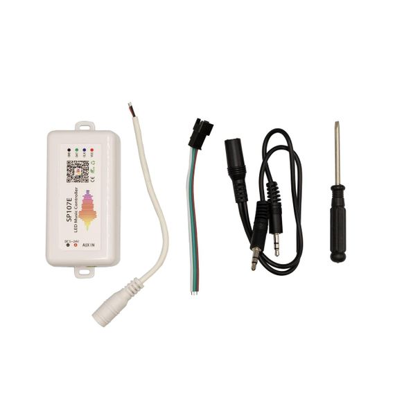 Контролер PROLUM SPI RGB SP107e Bluetooth 4PIN Max:2048px | Зображення 1
