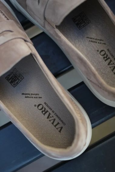 Мужские бежевые лоферы 42 размер | Зображення 6