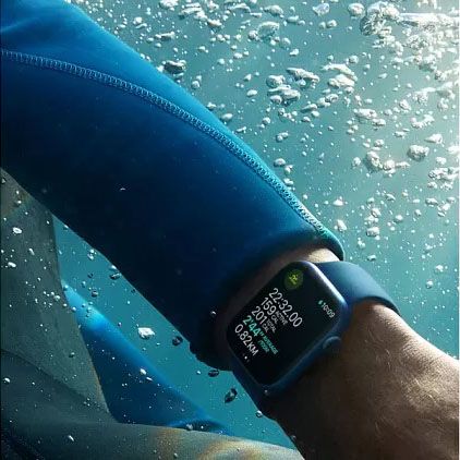 Smart Watch T80S, два браслета, температура тела, давление, оксиметр. MN-192 Цвет: синий | Зображення 1