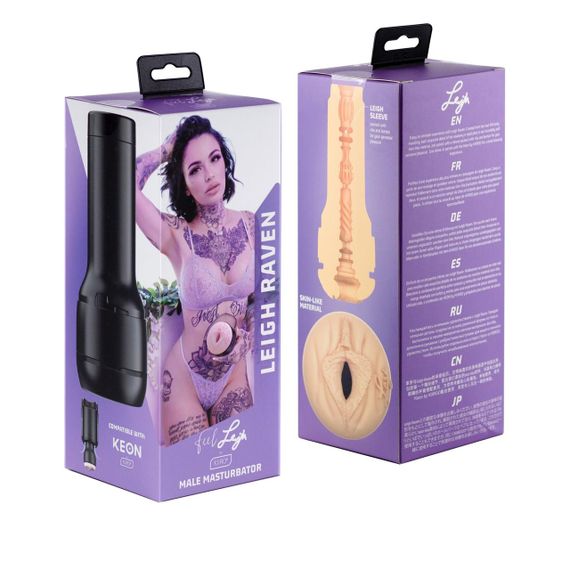 Мастурбатор Kiiroo Feel Leigh Raven, копия вагины порнозвезды Sex Aura | Зображення 3