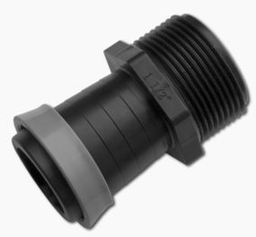 Адаптер Bradas для стрічки зрошувальної GOLD SPRAY 50мм із зовнішньою різьбою 2" 25 шт