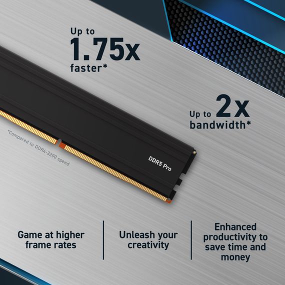 Модуль памяти для компьютера DDR5 32GB (2x16GB) 6000 MHz Micron (CP2K16G60C48U5) | Зображення 5
