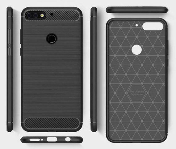 Чохол PRIMO Carbon Fiber Series для Huawei Y7 Prime 2018 - Black | Зображення 2