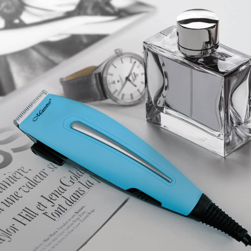 Машинка для стрижки блакитна MR-652C-BLUE Maestro | Зображення 2