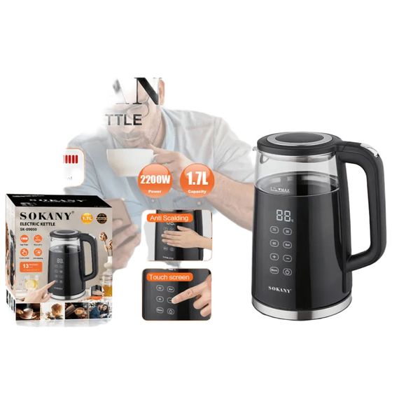 Електричний чайник з LED-підсвічуванням XPRO SK-09050 (45151-SK-09050_1090) | Зображення 2