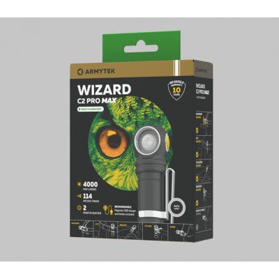 Фонарь Armytek Wizard C2 Pro Max Marnet USB White (F06701C) | Зображення 6