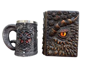 Подарунковий набір Кухоль 3D Стародавні Боги та Блокнот 3D «Жар Серця Дракона»