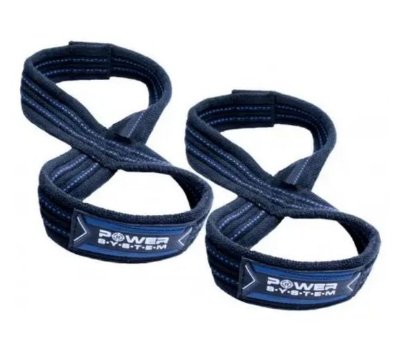 Лямки для тяги (вісмірка) Power System PS-3405 Figure 8 Black/Blue L/XL (3405BU-5)