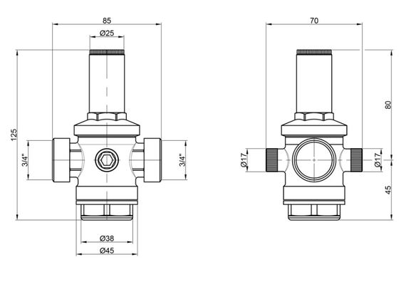 Редуктор Icma 3/4" №246 (91246AE05) | Зображення 2