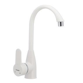 Смеситель для кухни PLAMIX Mario-011 белый PM0015