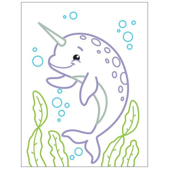 Дитячі кольорові розмальовки "Пінгвіненя" 18701, 2-3 роки | Зображення 2