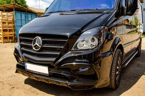 Передній бампер Exclusive Sport (2006-2013) для Mercedes Sprinter 2006-2018 рр. | Зображення 1