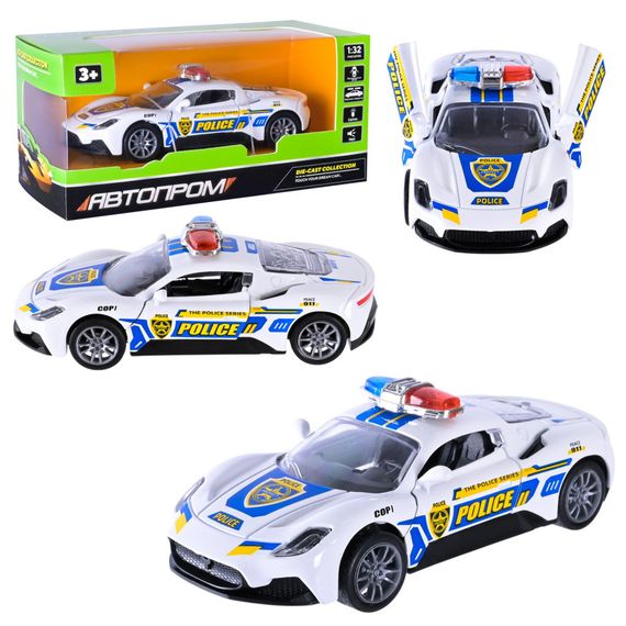 Дитяча іграшкова машинка "Police" AP74204(White) масштаб 1:32 | Зображення 3