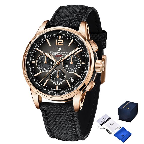 Годинник P2agani Design YS008 Rose Gold-Brown