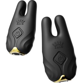 Смарт-вібратор для грудей Zalo - Nave Obsidian Black, пульт ДК, робота через додаток Sex Aura
