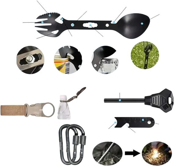 Туристичний набір для пікніка на 4 особи Компактність XPRO 19в1 (234571308_923) | Зображення 7