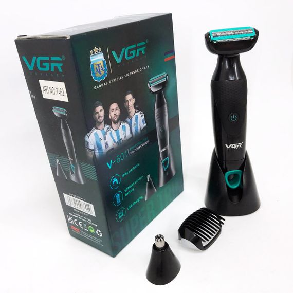 Професійна електробритва VGR V-601, Універсальна акумуляторна електробритва, Хороший тример для бороди EO-51