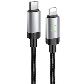 Дата кабель Hoco X117 Star Type-C to Lightning 27W (1m) Black