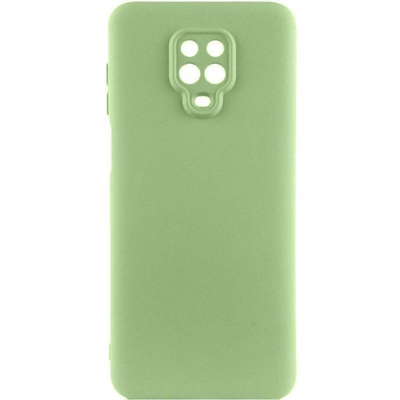 Чохол TPU GETMAN Liquid Silk Full Camera для Xiaomi Redmi Note 9s / Note 9 Pro / Note 9 Pro Max Зелений / Pistachio