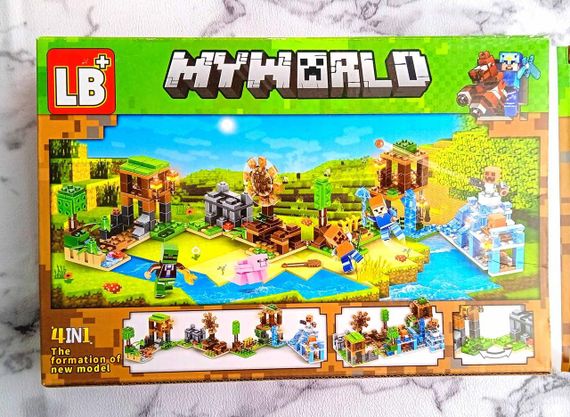 Конструктор Майнкрафт MY WORLD MINECRAFT LB548 110-112 деталей | Зображення 1