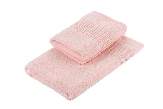 Набір рушників махрових Ardesto Lotus, 50х90см, 70х140см, 2шт, 100% бавовна, пудровий (ART2357PW) | Зображення 7