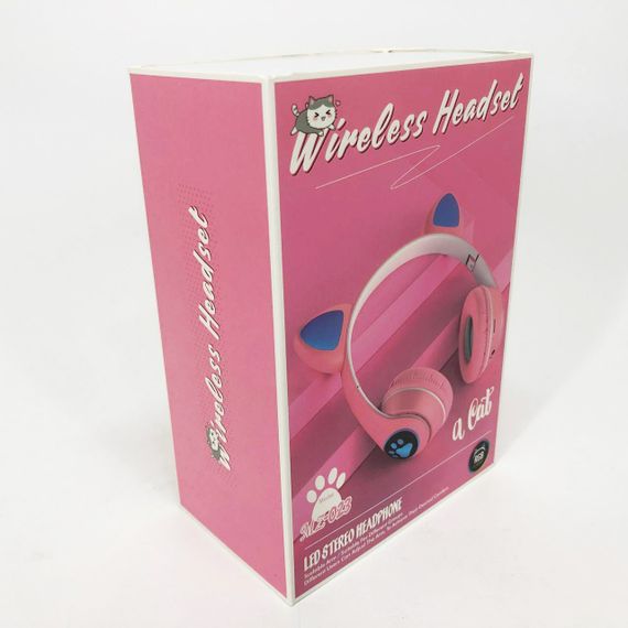 Бездротові навушники з котячими вухами та мікрофоном Cat VZV 23M, Навушники з м'якими котячими вушками TK-69 | Зображення 4