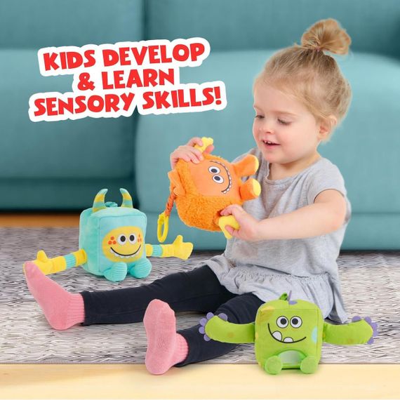 Игрушка для развития сенсорики WowWee Super Simple Плюшевый монстрик Хьюго | Зображення 5
