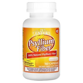 Клетчатка 21st Century Psyllium Fiber 160 Caps