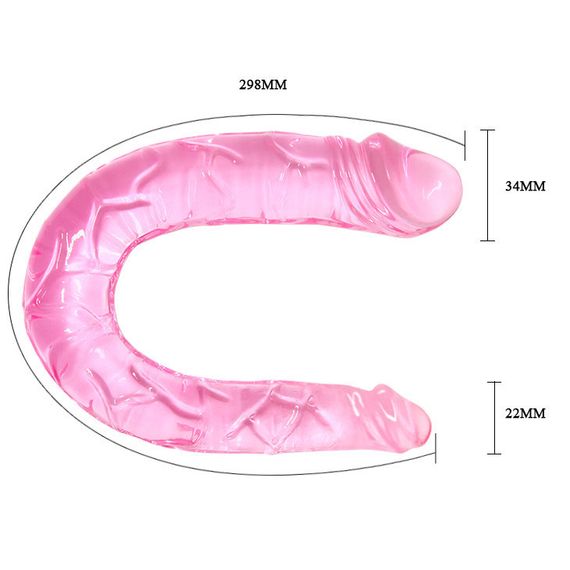 Подвійний фалоімітатор DOUBLE DONG 30CM Sex Aura | Зображення 4