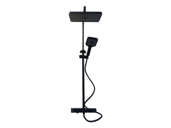 Душова система MILLZ зі змішувачем на 3 функції чорний MRS-AL-C40 (black)  1/5