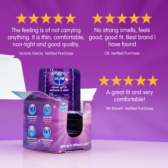 Skins Extra Large - Класичні презервативи XL розміру | Зображення 7