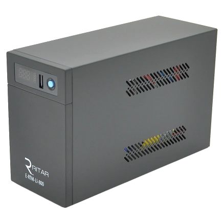 Ritar E-RTM-LI-800 480Вт Джерело безперебійного живлення