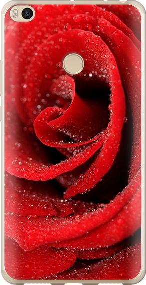 Чехол на Xiaomi Mi Max 2 Красная роза "529u-994-17620"