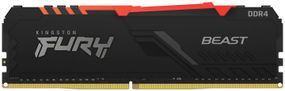 Пам&#039;ять ПК Kingston DDR4 16GB 3200 FURY Beast RGB KF432C16BB12A/16