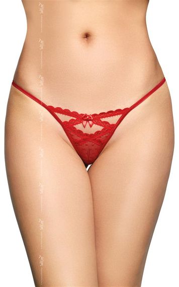 Жіночі стрінги - G-String 2494, red S/M