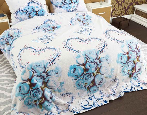 Комплект постільної білизни Emily Lovare фланель полуторний 160х215 см (2251725564010) | Зображення 6