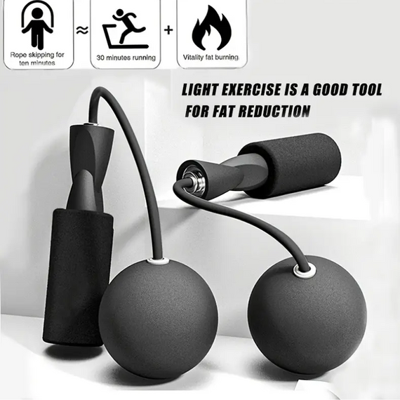 Бездротова скакалка з подвійним підшипником, обтяжена скакалка, скакалка для кардіотренувань | Зображення 7