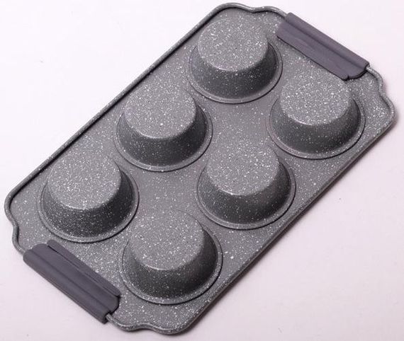 Форма для випічки кексів Kamille Marble 30х18см, 6 осередків | Зображення 4