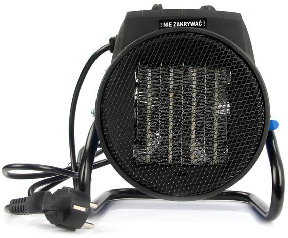 Електричний обігрівач RIPPER PTC, 3,0 кВт, площа обігріву 30 кв.м., підлоговий, синій/чорний (M80906R) | Зображення 3