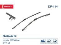 DF-114 DENSO - Комплект склоочисників Flat Blade Kit 650 / 500 мм
