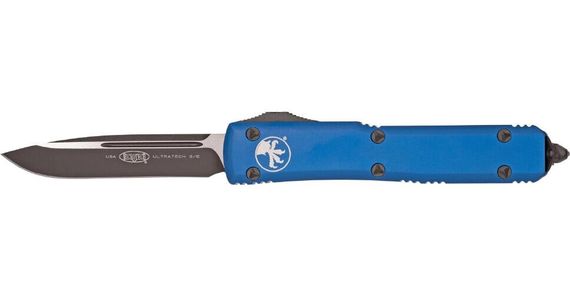 Нож Microtech Ultratech Drop Point Black Blade К: синий