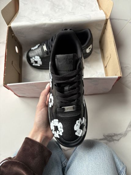 Кроссовки  Air Force x Denim Tears CUSTOM / аир форсе  весна / лето / осень 0156 | Зображення 1