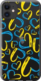 Чехол на iPhone 11 Сердца UA "5292u-1722-17620"