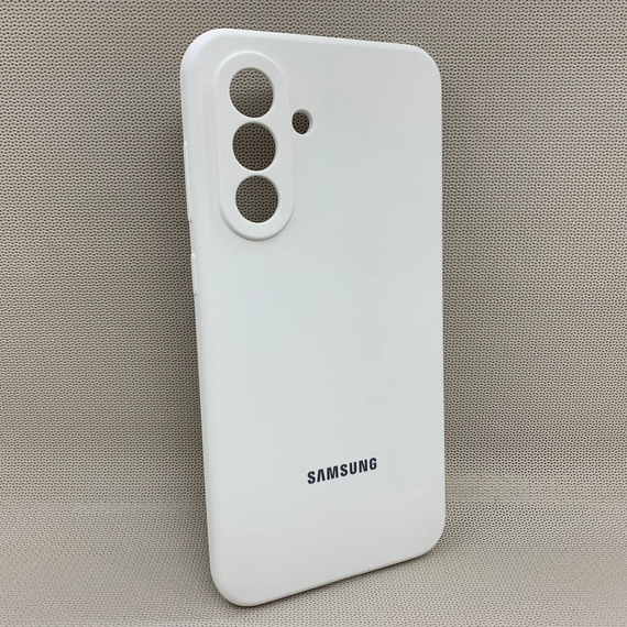 Чохол з логотипом для Samsung Galaxy A36 | Протиударний | Soft Touch | Білий