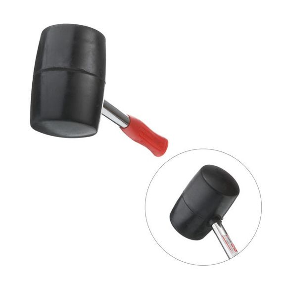 Киянка гумова 900 г, чорна INTERTOOL HT-0233 | Зображення 3